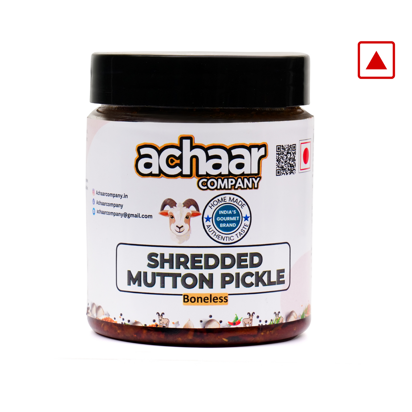 Shredded Mutton Pickle Pack of 1 (200g) | No Artificial Preservative
