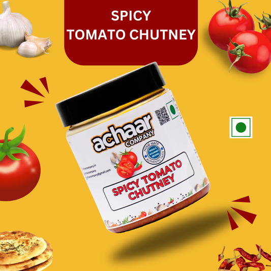 Spicy Tomato Chutney Pack of 1 (340g) | No Artificial Preservative